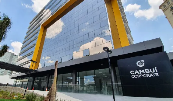 Fachada do Cambuí Corporate, onde fica a Scopo Saúde e Longevidade